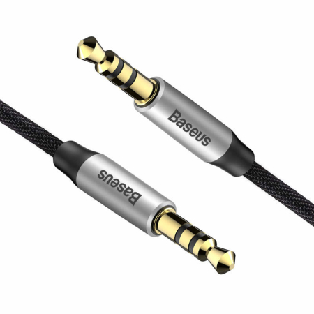 Cablu audio Baseus M30 (A10329800117-Z1/CAM30-BS1) - Jack to Jack, 1.5m - Black [4]