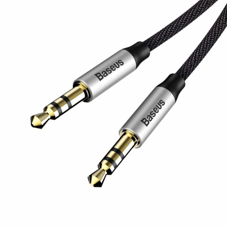 Cablu audio Baseus M30 (A10329800117-Z1/CAM30-BS1) - Jack to Jack, 1.5m - Black [2]