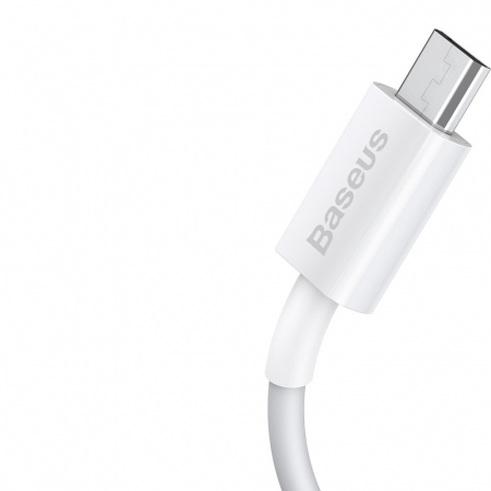 Cablu Baseus Superior usb - microusb 1m CAMYS-02 alb [2]