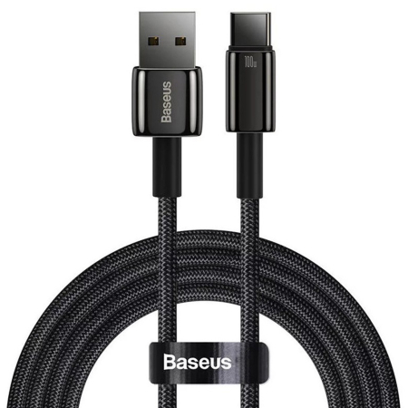 Cabluri - Cablu Baseus Tungsten Gold USB to USB C 100w 1m