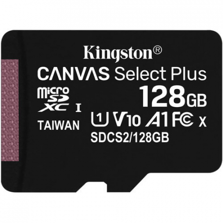 Card microsd Kingston 128GB Canvas select Plus [1]