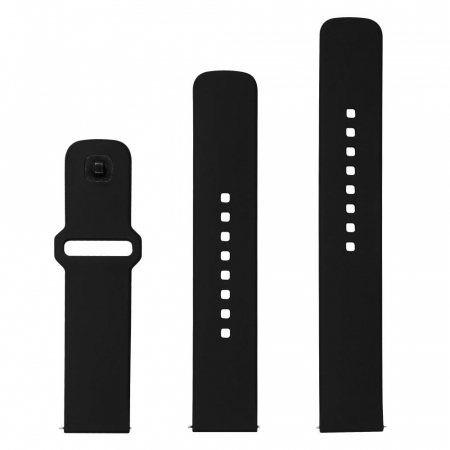 Curea Fixed 20mm - Samsung Galaxy Watch 4/5/Active 2, Huawei Watch GT 3 (42mm)/GT 3 Pro (43mm) - Black [5]