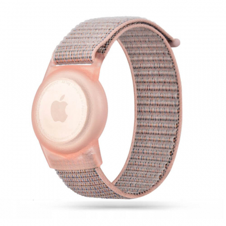 Husa Air Tag - Curea Tech-Protect Airtag pentru copii roz