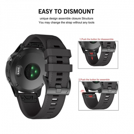 Curea Tech-Protect Garmin Fenix 5 / 6 / 6 PRO / 7 / 7 Pro / 8 47mm [2]