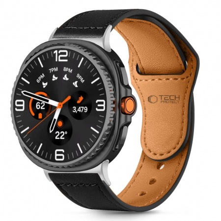 Curea Tech-Protect Leatherfit Samsung Galaxy Watch 8 / Classic (40 / 44 / 46 mm) [0]