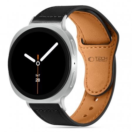 Curea Tech-Protect Leatherfit Samsung Galaxy Watch 8 / Classic (40 / 44 / 46 mm) [2]