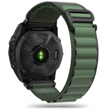 Fenix 5 / 6 / 6 Pro / 7 / 7 Pro / 8 47mm - Curea Tech-Protect Nylon Garmin Fenix 5 / 6 / 6 Pro / 7 / 7 Pro / 8 47mm portocaliu
