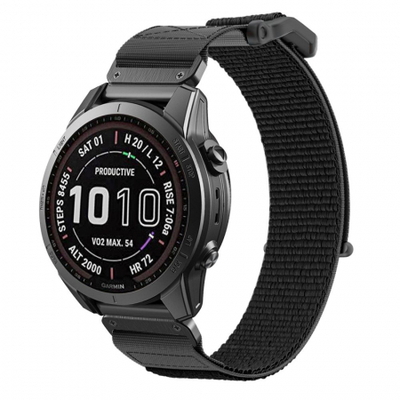 Curea Tech-Protect Scout Garmin Fenix 3 / 5X / 3HR / 5X Plus / 6X / 6X Pro / 7X / 8 51mm negru [0]