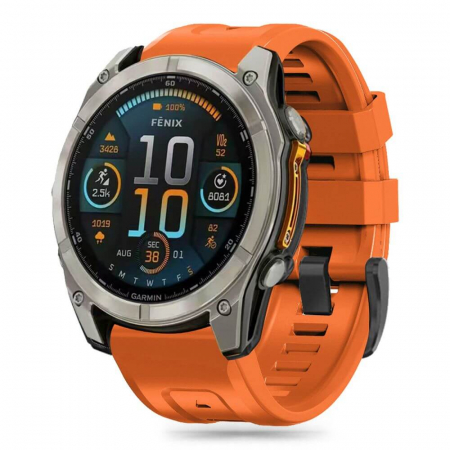 Curea Tech-Protect Silicone Garmin Fenix 5X / 5X Plus / 6X / 6X Pro / 7X / 8 51mm negru [1]