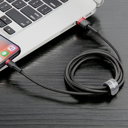 Cablu Baseus Cafule USB lightning 1.5A 2m CAL-KLF-C19 [3]