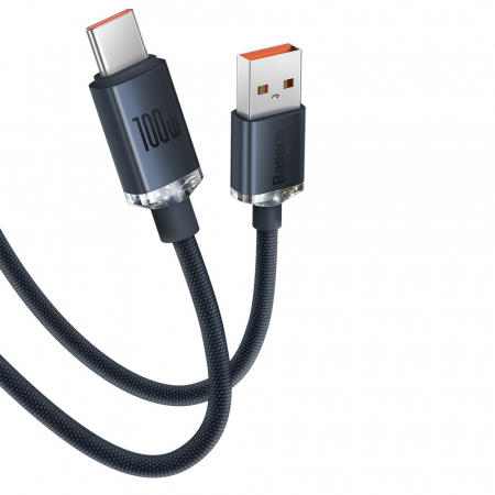 Cablu Baseus Crystal Shine fast charge usb - type c 100W 2 m CAJY000501 [7]
