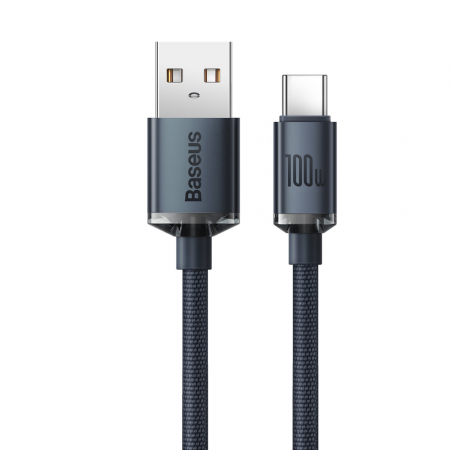 Cablu Baseus Crystal Shine fast charge usb - type c 100W 2 m CAJY000501 [1]
