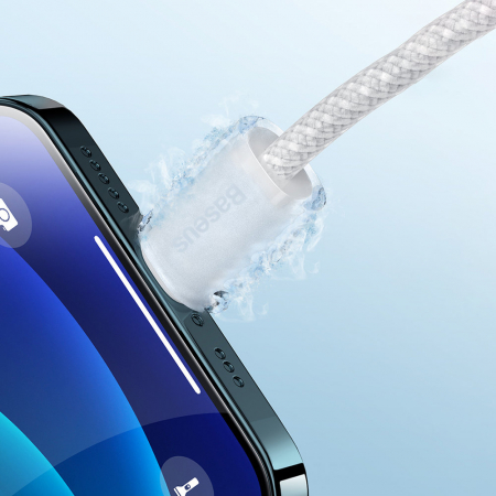 Cablu Baseus Dynamic type c - lightning 20w 1m alb CALD000002 [6]