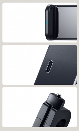Suport auto tetiera Baseus Energy Storage cu incarcare wireless [11]