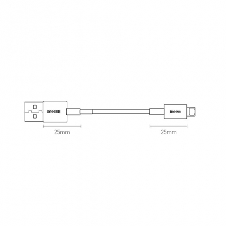 Cablu Baseus Superior usb - lightning 20w negru CALYS-A01 [6]