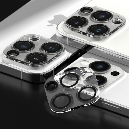Pachet 2x Folie camera Ringke Iphone 15 Pro Max transparent [1]