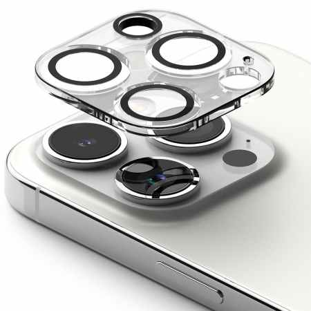 Folii Camera - Pachet 2x Folie camera Ringke Iphone 15 Pro Max transparent
