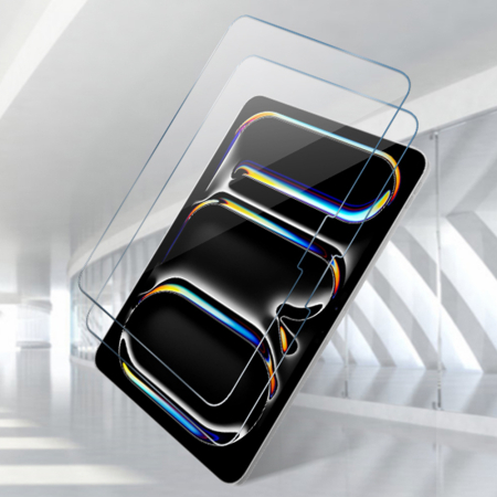 Folie de protectie Ecran Techsuit ArmorGlass CrystalHD pentru Lenovo Yoga Tab Plus, Sticla Securizata, Full Glue, Set 2 bucati [2]