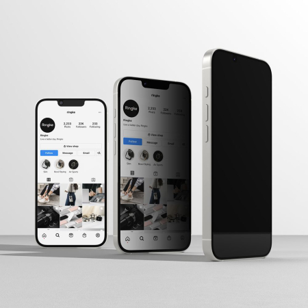 Folie Ringke Easy Slide Iphone 16e / Iphone 13 / Iphone 13 Pro / Iphone 14  2 buc [2]