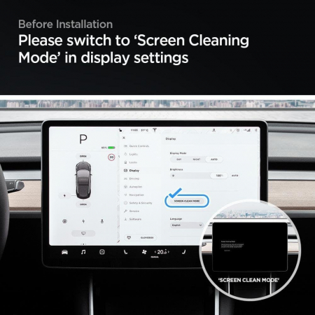 Folie sticla cu sistem de montare Spigen glas tr ez fit compatibila cu Tesla Model Y / 3 [9]
