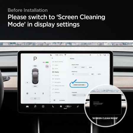 Folie sticla cu sistem de montare Spigen glas tr ez fit compatibila cu Tesla Model Y / 3 [1]