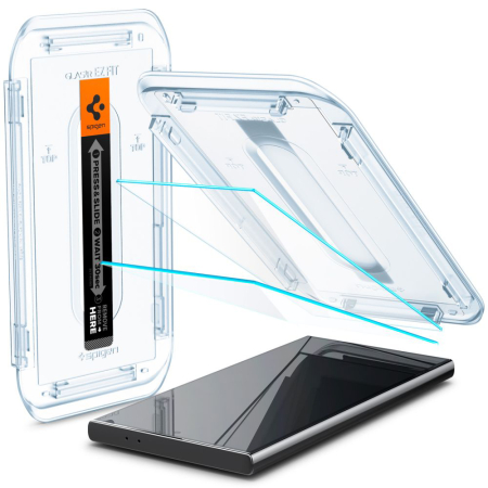 Folie Spigen Glas.tR EZ-FIT Samsung Galaxy S24 Ultra  Clear [1]
