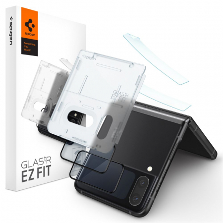 Folii Samsung Seria Z - Folie Spigen Glas Tr Ezfit Samsung Galaxy Z Flip 4