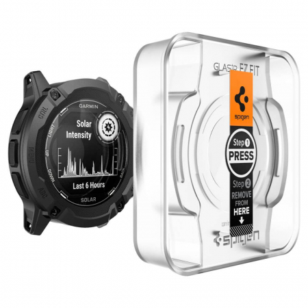 Folie Spigen Glass EZ Fit Garmin Instinct 2X Solar [2]