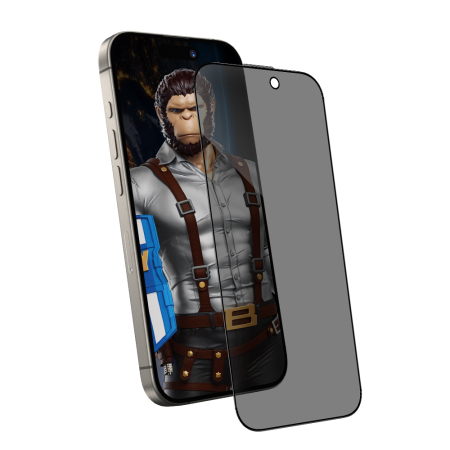 Folii Iphone Seria 16 - Folie sticla Blueo iPhone 15 / Iphone 16 - Anti-Peep Privacy