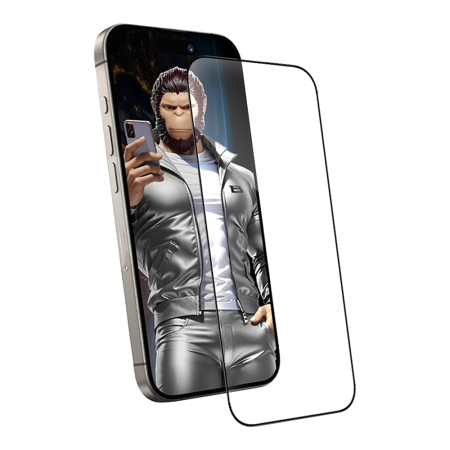 Folie sticla Blueo iPhone 17 Air - Anti-Static HD Glass  Black [2]