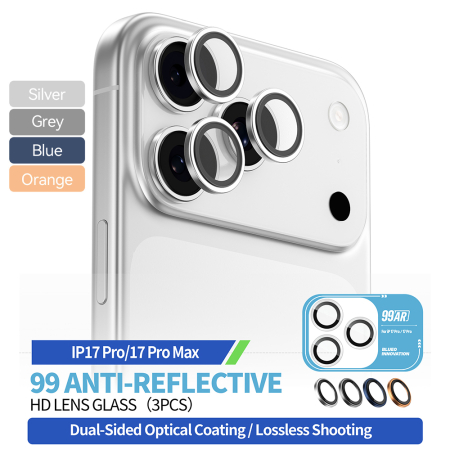 Folie sticla camera Blueo Iphone 17 Pro / iPhone 17 Pro Max Silver [3]