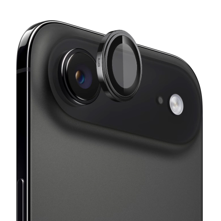 Folie sticla camera iPhone 17 Air Blueo - Sapphire Crystal Original Lens Glass Black [1]