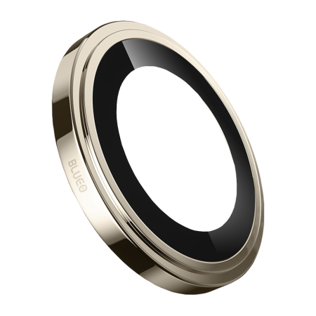 Folii - Folie sticla camera iPhone 17 Air Blueo - Sapphire Crystal Original Lens Glass Gold