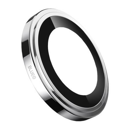 Folii - Folie sticla camera iPhone 17 Air Blueo - Sapphire Crystal Original Lens Glass Silver
