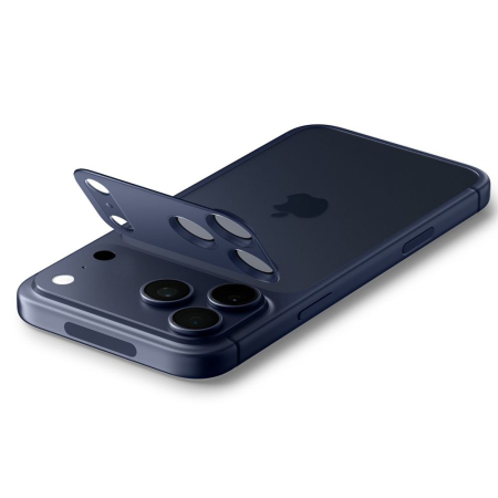 Folie sticla camera + platou Spigen Optik Pro XL 17 Pro Blue [3]