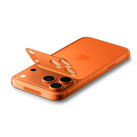 Folie sticla camera + platou Spigen Optik Pro XL 17 Pro Orange [1]