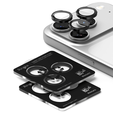 Folii Camera - Folie sticla camera Ringke iPhone 17 Pro / iPhone 17 Pro Max - Black