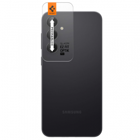 Folie de Sticlă pentru Camera Samsung Galaxy S23 FE - Set 2x, Spigen GLAS.tR EZ FIT, Montaj Simplu [7]