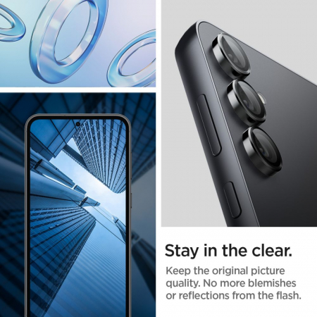 Folie de Sticlă pentru Camera Samsung Galaxy S23 FE - Set 2x, Spigen GLAS.tR EZ FIT, Montaj Simplu [3]