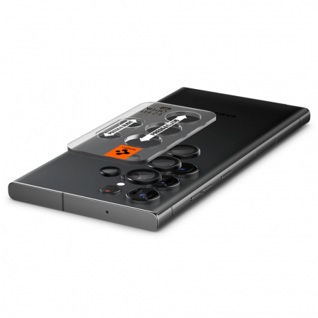 Pachet 2x Folie sticla camera Spigen GLAS.tR EZ FIT Samsung Galaxy S23 Ultra S24 Ultra [5]
