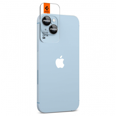 Pachet 2x Folie sticla camera Spigen Optik iPhone 14 / 14 Plus [1]