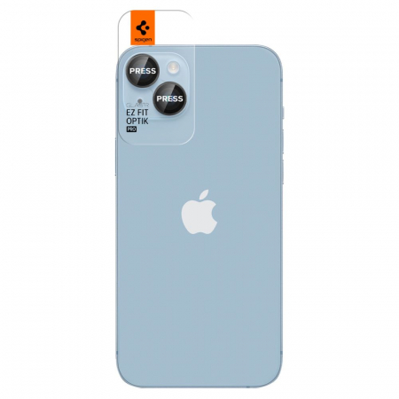 Pachet 2x Folie sticla camera Spigen Optik iPhone 14 / 14 Plus [5]