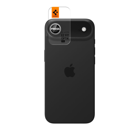 Folie sticla camera Spigen - Optik.tR EZ Fit Pro Camera Glass (2 pack) - iPhone 17 Air - Silver [4]