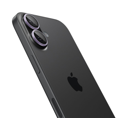 Folie sticla camera Spigen - Optik.tR EZ Fit Pro Camera Glass (2 pack) - iPhone 17 / iPhone 16 Plus / iPhone 16 - Purple [1]