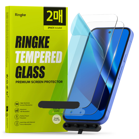 Folie sticla Google Pixel 10a Ringke - Tempered Glass (2 pack) - Clear [2]