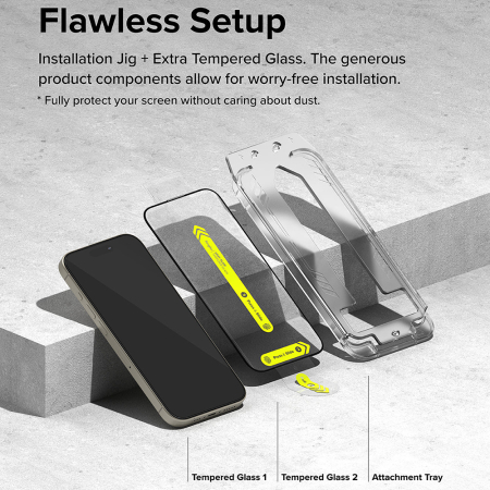 Folie sticla Ringke Iphone 16 Pro Max  2 buc [5]