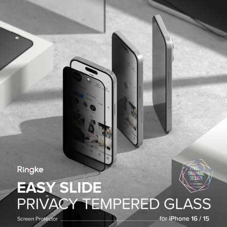 Folie sticla Ringke Iphone 16 Pro  privacy 2 buc [3]