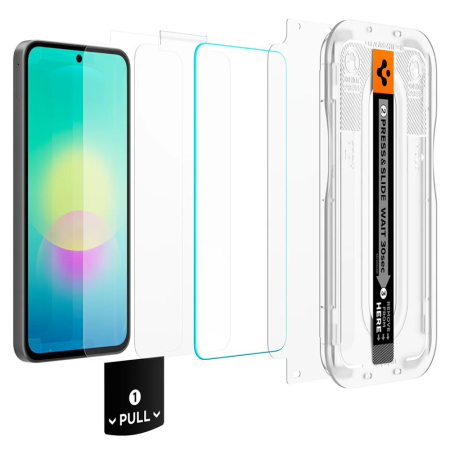 Folie sticla Samsung Galaxy A27 5G Spigen - (2 pack) Glas.tR EZ-FIT Pro  - Clear [1]