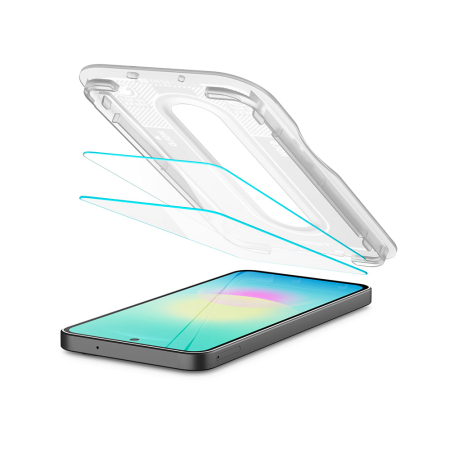 Folie sticla Samsung Galaxy A27 5G Spigen - (2 pack) Glas.tR EZ-FIT Pro  - Clear [3]