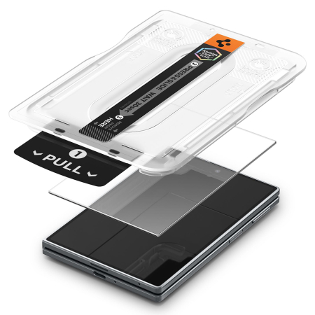 Folie sticla Samsung Galaxy Z Fold8 Spigen - (2 pack) Glas.tR EZ-FIT Pro HD Clear [4]